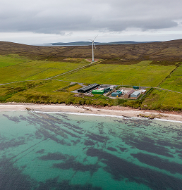 Shapinsay community wind turbine © Orkney Islands Council / Shapinsay Development Trust